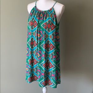 Aztec print dress